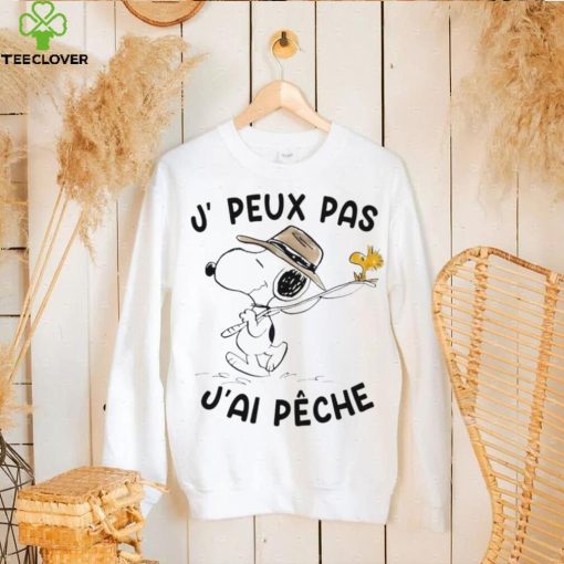 Snoopy And Woodstock J, Peux Pas J’ai Pêche Shirt