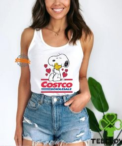 Snoopy And Woodstock Loves Costco Wholesale Logo Shirt