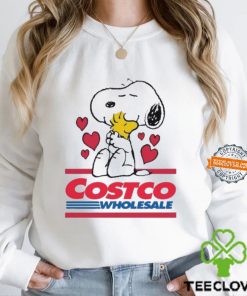 Snoopy And Woodstock Loves Costco Wholesale Logo Shirt