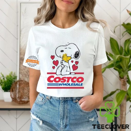 Snoopy And Woodstock Loves Costco Wholesale Logo Shirt