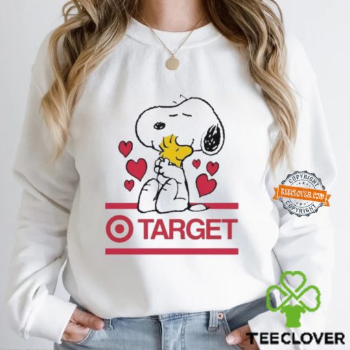 Snoopy And Woodstock Loves Target Logo Shirt