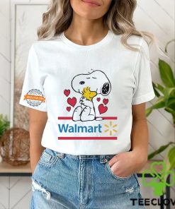 Snoopy And Woodstock Loves Walmart Logo Shirt