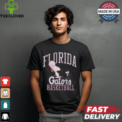 Snoopy And Woodstock Peanuts x Florida Gator Basketball t shirt
