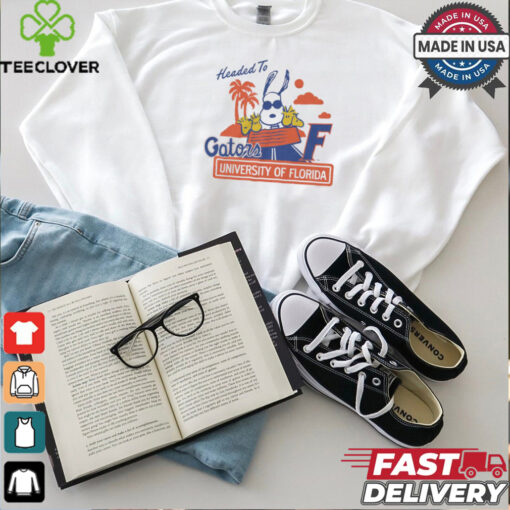 Snoopy And Woodstock Peanuts x Florida Gators Headed To UF University Of Florida t shirt