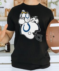 Snoopy And Woodstock Resting On Indianapolis Colts Helmet Shirt