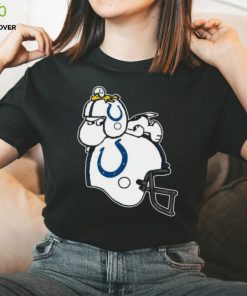 Snoopy And Woodstock Resting On Indianapolis Colts Helmet Shirt 1 Snoopy And Woodstock Resting On Indianapolis Colts Helmet Shirt