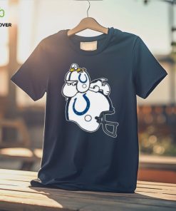 Snoopy And Woodstock Resting On Indianapolis Colts Helmet Shirt 2 Snoopy And Woodstock Resting On Indianapolis Colts Helmet Shirt