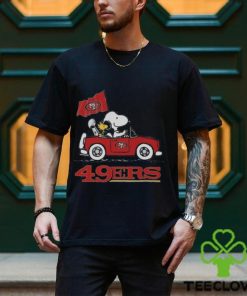 Snoopy And Woodstock San Francisco 49ers Driving Car 2023 shirt