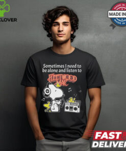 Snoopy And Woodstock Sometimes I Need To Be Alone And Listen To Fleetwood Mac shirt 2 Snoopy And Woodstock Sometimes I Need To Be Alone And Listen To Fleetwood Mac shirt