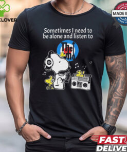Snoopy And Woodstock Sometimes I Need To Be Alone And Listen To The Who shirt