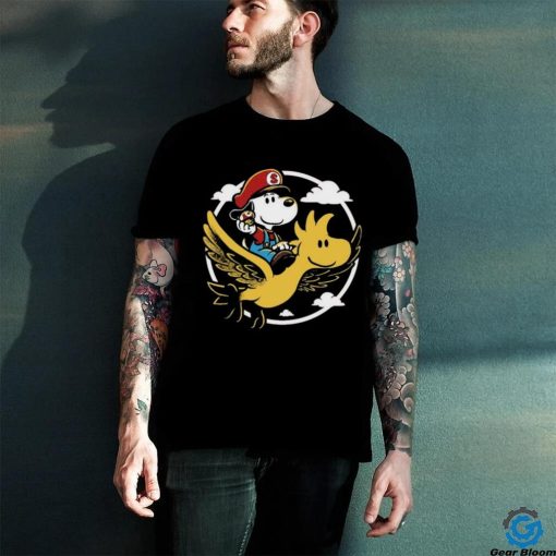 Snoopy And Woodstock Super Beagle Bros Video Game Adventure Dog shirt
