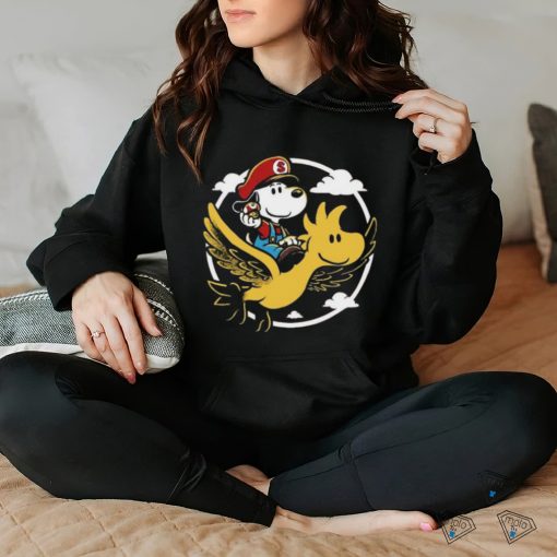 Snoopy And Woodstock Super Beagle Bros Video Game Adventure Dog shirt