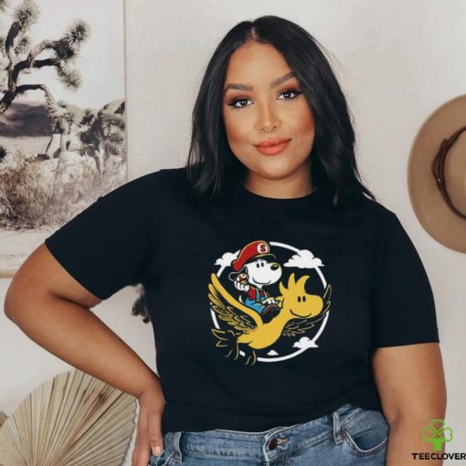 Snoopy And Woodstock Super Beagle Bros Video Game Adventure Dog shirt