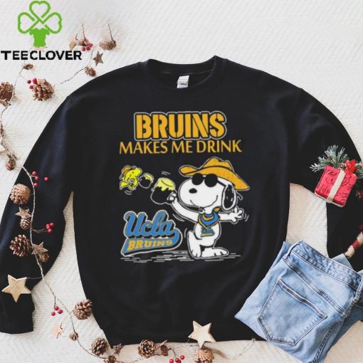 Snoopy And Woodstock UCLA Bruins Makes Me Drink Shirt