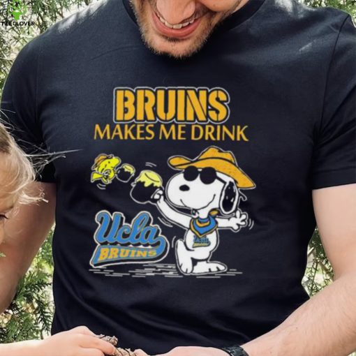 Snoopy And Woodstock UCLA Bruins Makes Me Drink Shirt