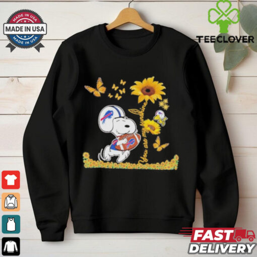 Snoopy And Woodstock X Buffalo Bills You Are My Sunshine Shirt