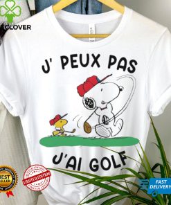 Snoopy And Wwoodstock J, Peux Pas J’ai Golf Shirt