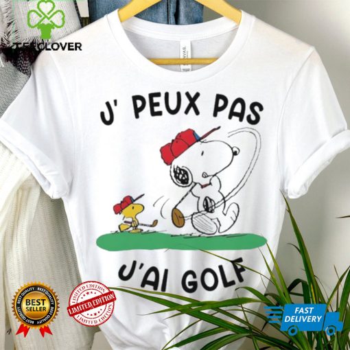 Snoopy And Wwoodstock J, Peux Pas J’ai Golf Shirt