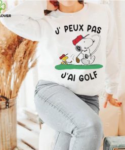 Snoopy And Wwoodstock J, Peux Pas J’ai Golf Shirt