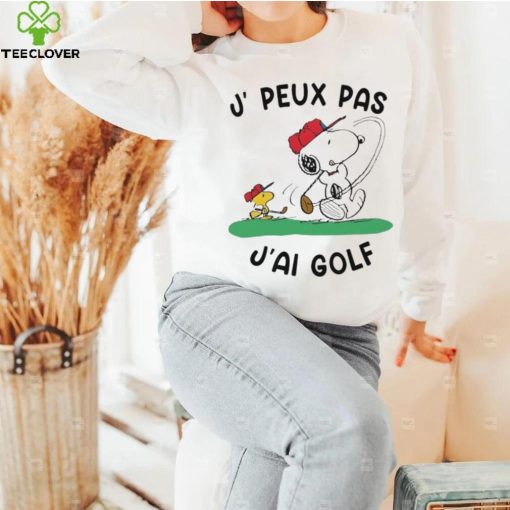 Snoopy And Wwoodstock J, Peux Pas J’ai Golf Shirt