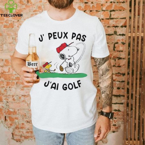 Snoopy And Wwoodstock J, Peux Pas J’ai Golf Shirt