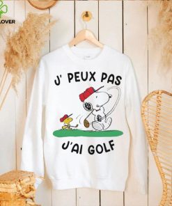 Snoopy And Wwoodstock J, Peux Pas J’ai Golf Shirt