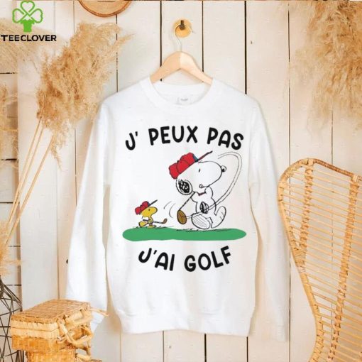 Snoopy And Wwoodstock J, Peux Pas J’ai Golf Shirt