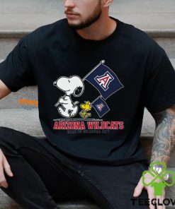 Snoopy Arizona Wildcats Road To Oklahoma City flag shirt