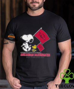 Snoopy Arkansas Razorbacks Road To Oklahoma City flag hoodie, sweater, longsleeve, shirt v-neck, t-shirt