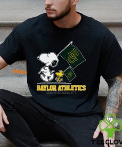 Snoopy Baylor Athletics Road To Oklahoma City flag shirt