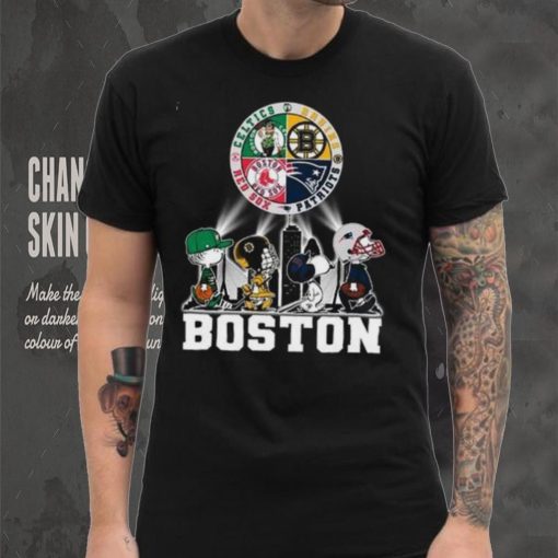 Snoopy Boston City Legend T Shirt