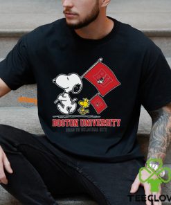 Snoopy Boston University Road To Oklahoma City flag shirt