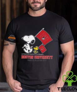 Snoopy Boston University Road To Oklahoma City flag hoodie, sweater, longsleeve, shirt v-neck, t-shirt