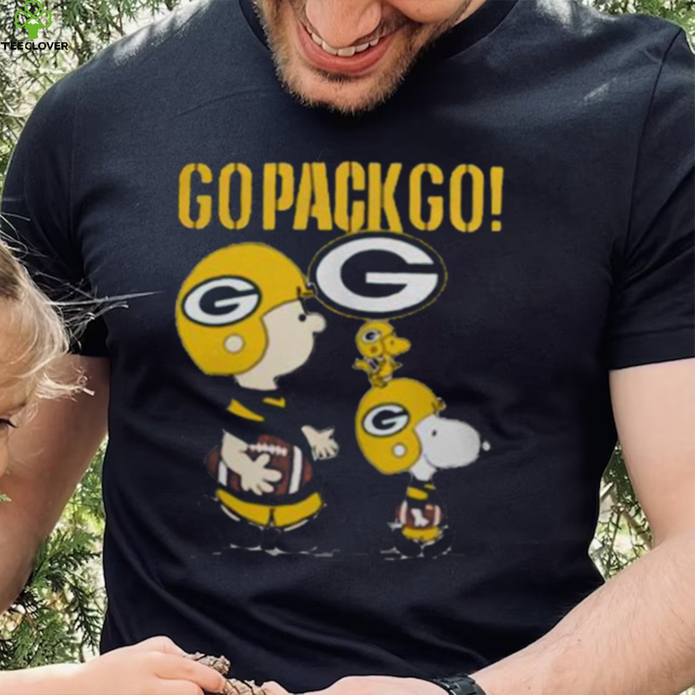 Snoopy Charlie Brown Go Pack Go Green Bay Packers Shirt Snoopy Charlie Brown Go Pack Go Green Bay Packers Shirt