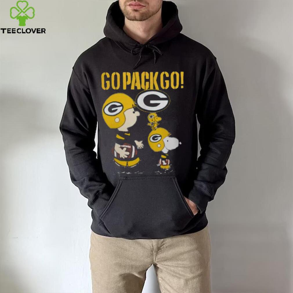 Snoopy Charlie Brown Go Pack Go Green Bay Packers Shirt Snoopy Charlie Brown Go Pack Go Green Bay Packers Shirt