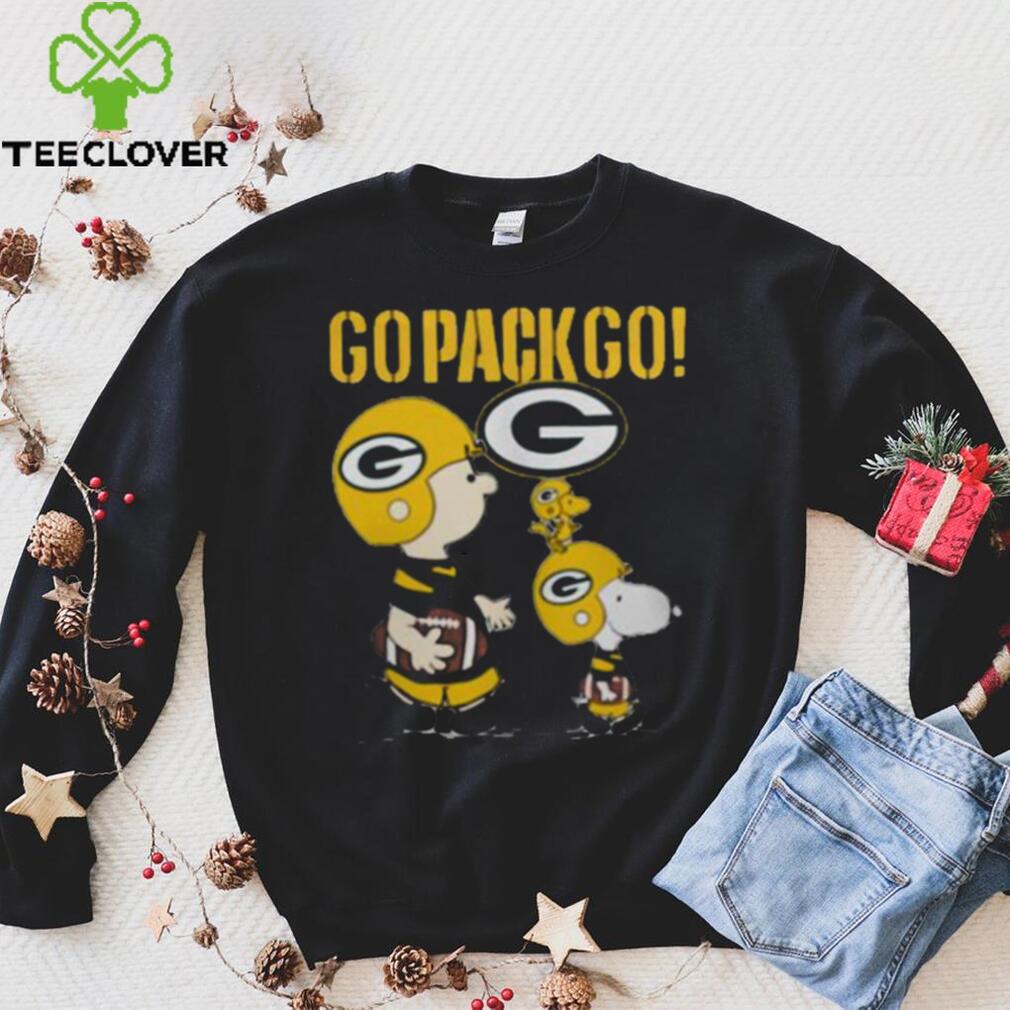 Snoopy Charlie Brown Go Pack Go Green Bay Packers Shirt Snoopy Charlie Brown Go Pack Go Green Bay Packers Shirt