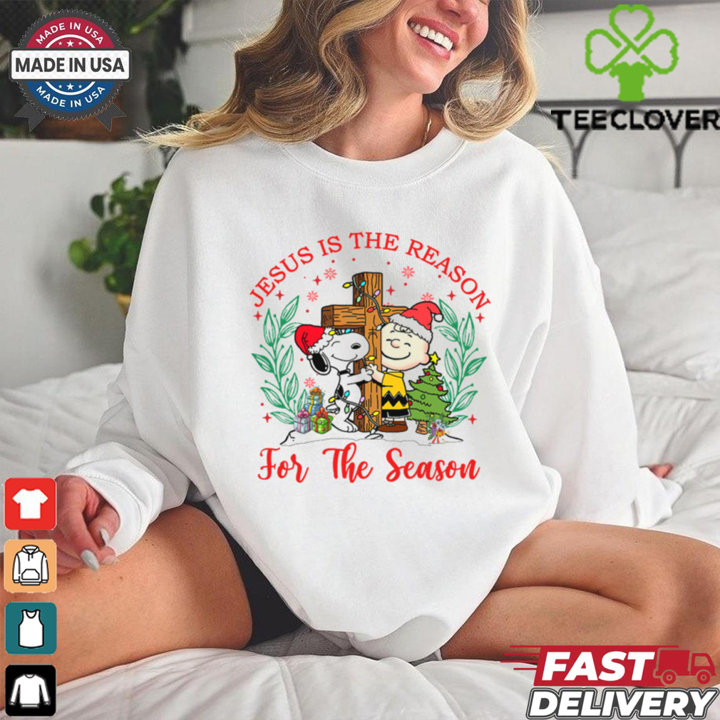 Snoopy & Charlie Brown Jesus Is The Reason For The Season Christmas Shirt Snoopy & Charlie Brown Jesus Is The Reason For The Season Christmas Shirt