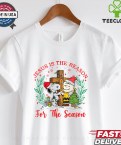 Snoopy & Charlie Brown Jesus Is The Reason For The Season Christmas Shirt 2 Snoopy & Charlie Brown Jesus Is The Reason For The Season Christmas Shirt