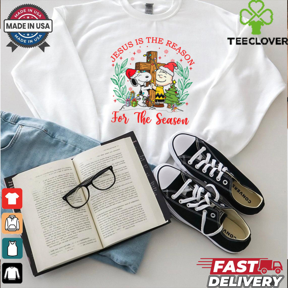 Snoopy & Charlie Brown Jesus Is The Reason For The Season Christmas Shirt Snoopy & Charlie Brown Jesus Is The Reason For The Season Christmas Shirt
