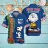 Snoopy And Charlie Brown New York Rangers Hawaiian Shirt