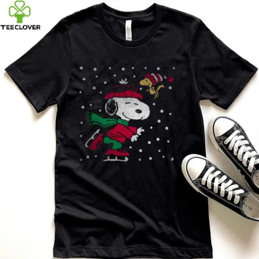 Snoopy Christmas, Peanuts Snoopy, Christmas Snoopy Ice Skating Pullover Shirt