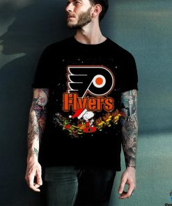 Snoopy Christmas Philadelphia Flyers T Shirt