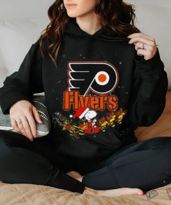 Snoopy Christmas Philadelphia Flyers T Shirt