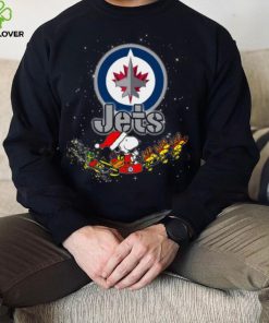 Snoopy Christmas Winnipeg Jets T Shirts