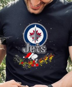 Snoopy Christmas Winnipeg Jets T Shirts 2 Snoopy Christmas Winnipeg Jets T Shirts