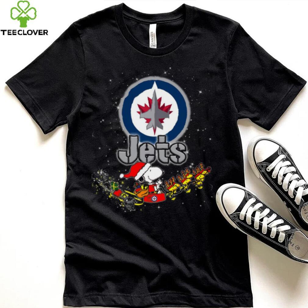 Snoopy Christmas Winnipeg Jets T Shirts Snoopy Christmas Winnipeg Jets T Shirts