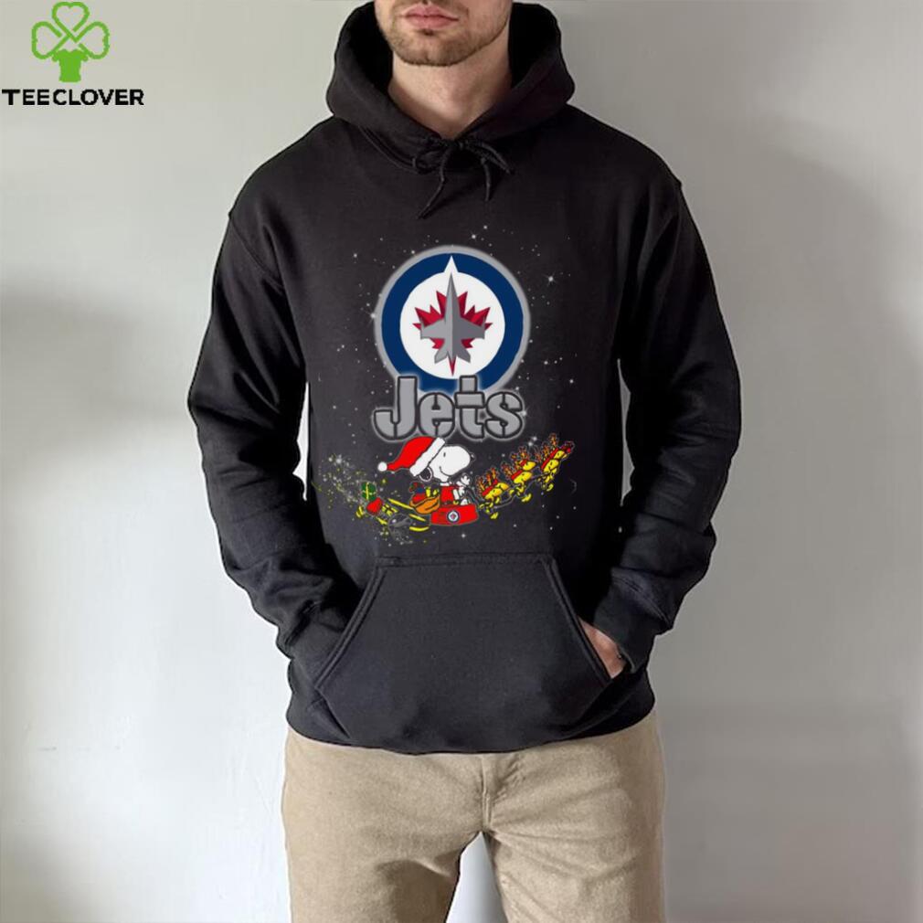 Snoopy Christmas Winnipeg Jets T Shirts Snoopy Christmas Winnipeg Jets T Shirts