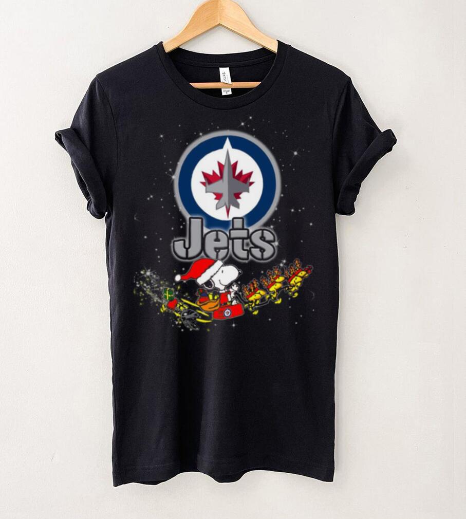 Snoopy Christmas Winnipeg Jets T Shirts Snoopy Christmas Winnipeg Jets T Shirts
