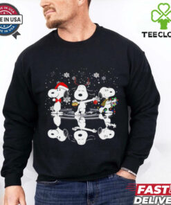 Snoopy Christmas dance shirt