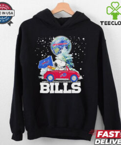 Snoopy Christmas driving car Let’s go Buffalo Bills shirt